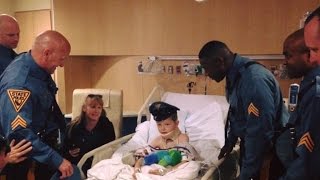 State Troopers Visit 8-Year-Old Boy in Hospital After Being Hit By a Truck