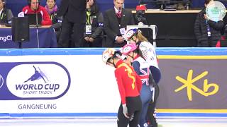 2016-17 쇼트트랙 월드컵 4차 1000m 준준결 심석희 (직캠)