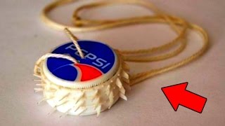 ЧТО МОЖНО СДЕЛАТЬ ИЗ КРЫШЕК ОТ ПЛАСТИКОВЫХ БУТЫЛОК?  WHAT CAN BE MADE OUT OF PLASTIC BOTTLE LIDS?