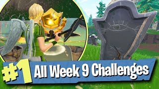 Fortnite WEEK 9 CHALLENGES Guide (Haunted Hills Treasure Map) - Fortnite Battle Royale