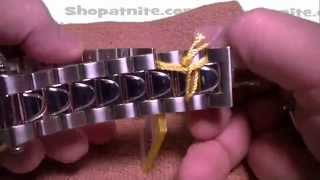 How To Resize an Invicta Watch Band Adjustment.