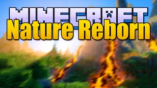 Minecraft NATURE REBORN Mod - Volcanoes & Meteors! (Minecraft v1.6.4 Mod Spotlight)
