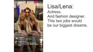 FULL LISA AND LENA INTERVIEW AT BRAVO(English subtitles!)