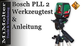 PLL 2 Bosch Bedienung und Funktionen des Kreuzlinienlasers von M1Molter