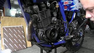 Замена обгонной муфты на мотоцикле Yamaha TTR250
