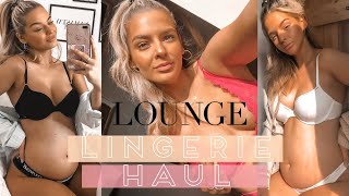 HUGE LINGERIE HAUL FT LOUNGE UNDERWEAR | FEELING SEXY DURING PREGNANCY & ACCEPTING OUR BODIES ? #Ad