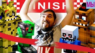 Побег Папы от Крипера на КРОССИ РОАД МЫ ИГРАЕМ в игру Crossy Creeper