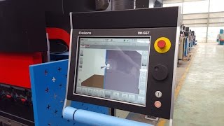 CNC Press Brake/Metal Sheet Bending Machine Delem DA-66T 2D & 3D Graphical display