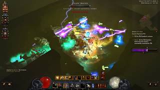 Diablo 3 PTR 2.6.1 3 Man Group Greater Rift 100 Crusader Monk and Necromander