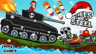Я СТАЛ БОССОМ! РАЗГРОМ под НОВЫЙ ГОД! СУПЕР ОБНОВЛЕНИЕ в ТАНКАХ игра Хилс Оф Стил симулятор танкиста