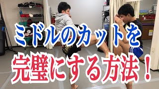 ミドルキックのカットを完璧にするための動画！ ~ムエタイの完璧なディフェンスの秘訣とは？~