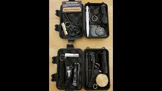 Stealth Angel Vs Xaunlan Survival Kits - Product Review side by side