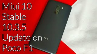 Xiaomi Poco F1 Latest Update Miui 10 Stable 10.3.5 New Features