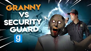 GRANNY vs SECURITY GUARD | Granny Horror GMOD