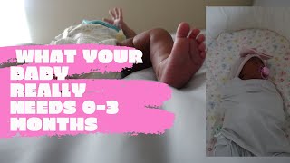 Watch This Before You Buy Things For Your Baby!| 0-3 Baby Essentials