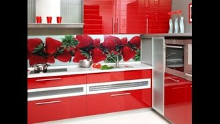 3D скинали - фартук для кухни из из ударопрочного стекла