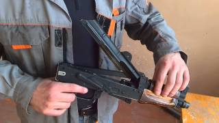 АКС-74У из бумаги и картона