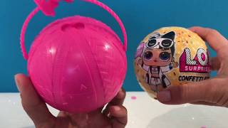 HEBBES, die wilden we héél erg graag! 2 x Confetti bal openmaken L.O.L. Surprise