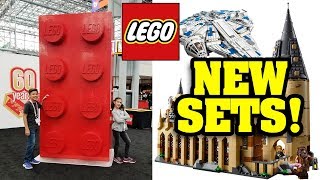 LEGO SNEAK PEAK!!! New Sets for 2018! Harry Potter, Star Wars, Ninjago, Jurassic World at TOY FAIR