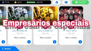ABRINDO EMPRESÁRIOS ESPECIAIS( NORMAIS, GOLD +, TOTY) + QUEBRA DE LIMITE, PES 2017 MOBILE