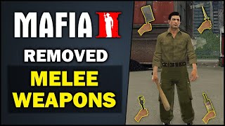 Mafia 2 - Cut Melee Weapons (mod gameplay)