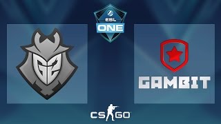 CS:GO - G2 vs. Gambit [Train] - ESL One Cologne 2016 Offline Qualifier - Round 4