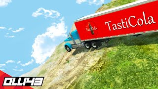 Driving 32,000+ Cola Bottles Off a Cliff in BeamNG Drive
