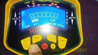 Setting / pengaturan detektor