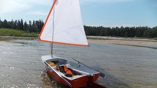 Dinghy Sailing Holidays: Under Lateen Sail - Part 1 / Швертбот под латинским парусом.