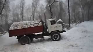 Заготовка берёзовых дров на газ 66