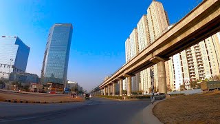 Driving in Gurgaon (Golf Course Road & Cyber City) 2020 - Haryana, India
