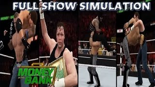 WWE 2K16 SIMULATION: MONEY IN THE BANK 2016 FULL SHOW HIGHLIGHTS