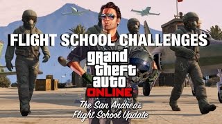 GTA 5 San Andreas Flight School DLC - Engine Failure Flight School Challenge