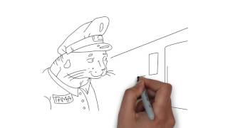 Scribe-анимация Пример человечности. Социальный ролик.