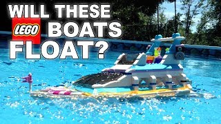 DO THESE LEGO BOATS FLOAT? #2
