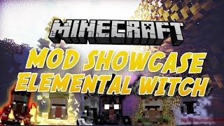 Minecraft Mod Showcase: Elemental Witch Mod (Meteors, Tornado, and more Abilities!)