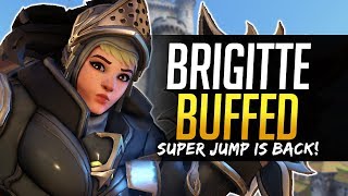 Overwatch BRIGITTE BUFF - Super Jump is BACK! & What that means