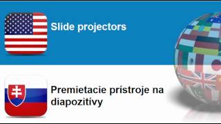 Learn Slovak vocabulary #Topic = Projectors
