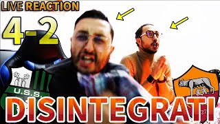 DlSINTEGRATI!!! SASSUOLO-ROMA 4-2 [LIVE REACTION]
