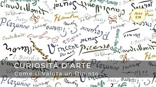 Come si valuta un dipinto