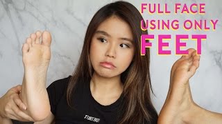 FEET MAKEUP CHALLENGE ? Don't watch if you have foot fetish