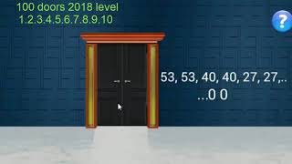 100 Doors 2018 how to get level-1 2 3 4 5 6 7 8 9 10