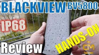 Blackview BV5800 Test : Budget Rugged Smartphone IP68  FP & Face ID - Hands-on (Deutsch, eng. hints)