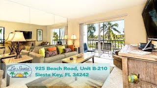 La Siesta 925 Beach Road Unit B 210, Siesta Key, Florida - For Rent
