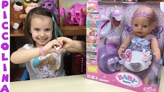 Кукла Беби Борн фея, умеет плакать, распаковываем и играем.Unpacking Baby Born doll fairy toy, cry