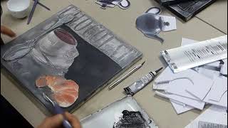 Atelier Box Déco Matin : Comment réaliser un tableau 3D à l'acrylique ?