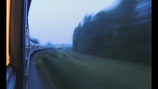 Участок Люкшудья - Ижевск из окна пассажирского поезда ночью (Сон под стук колёс)