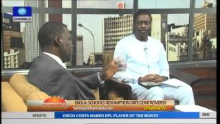 Ebola: Tension, Disagreement Trail September 22 Resumption Date Pt. 3
