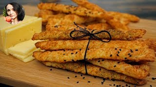 Хрустящие СЫРНЫЕ Палочки. ?| Вкуснее Чипсов!