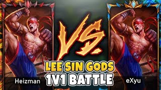 THIS CHALLENGER LEE SIN MAIN CALLED ME OUT FOR A 1v1!! | HEIZMAN VS. EXYU - League of Legends
